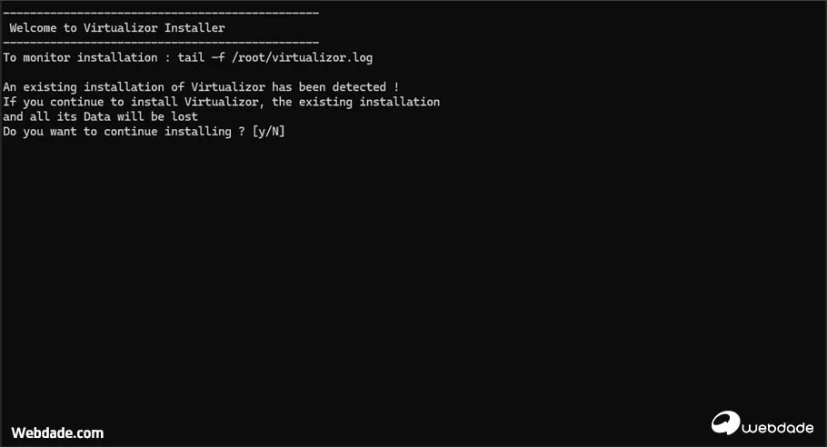 نصب virtualizor