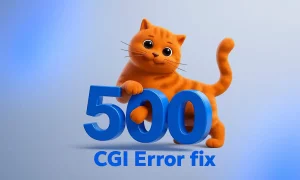 خطای سرور داخلی 500 CGI
