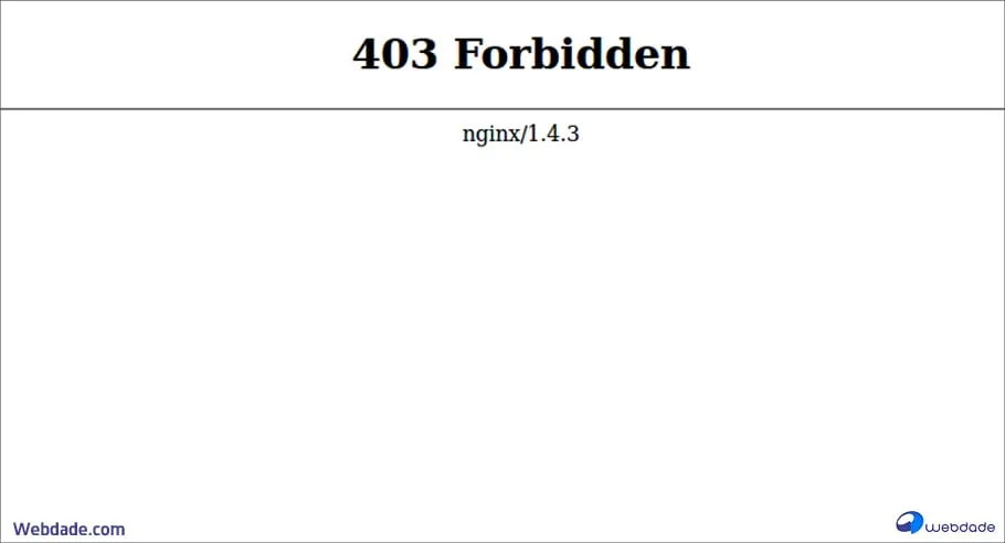 عدم نمایش صفحه 403