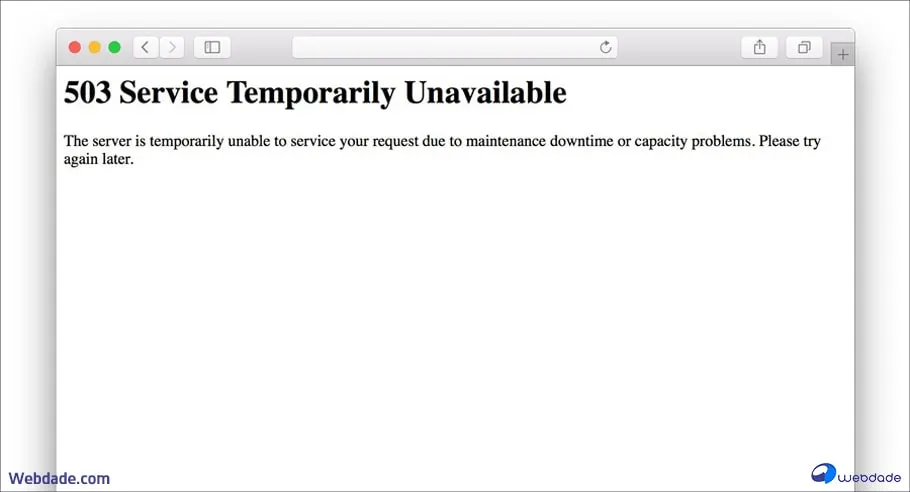 خطای 503