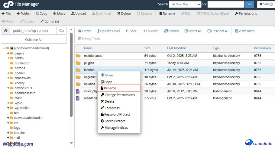 خطای 503 در وردپرس