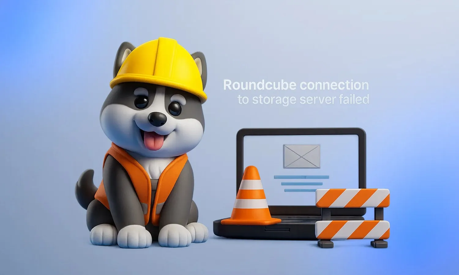 خطای Roundcube connection to storage server failed