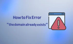 خطای the domain already exists