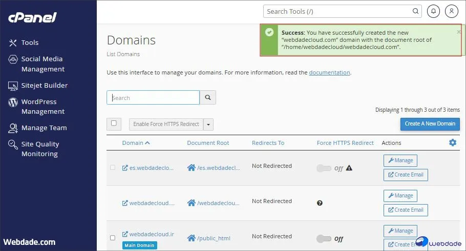 تغییر دامنه در وردپرس