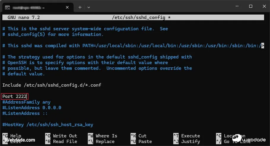 تغییر پورت SSH در سرور لینوکس