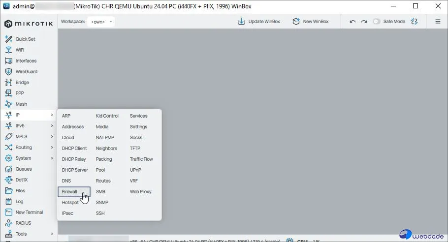 تغییر پورت MikroTik
