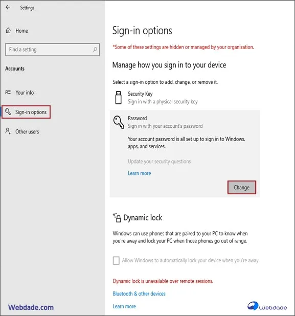 نحوه تغییر رمز سرور ویندوز