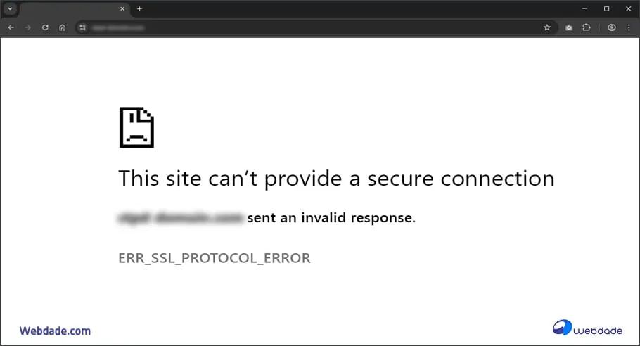 انواع خطای SSL