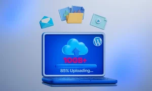 افزایش حجم آپلود فایل در وردپرس