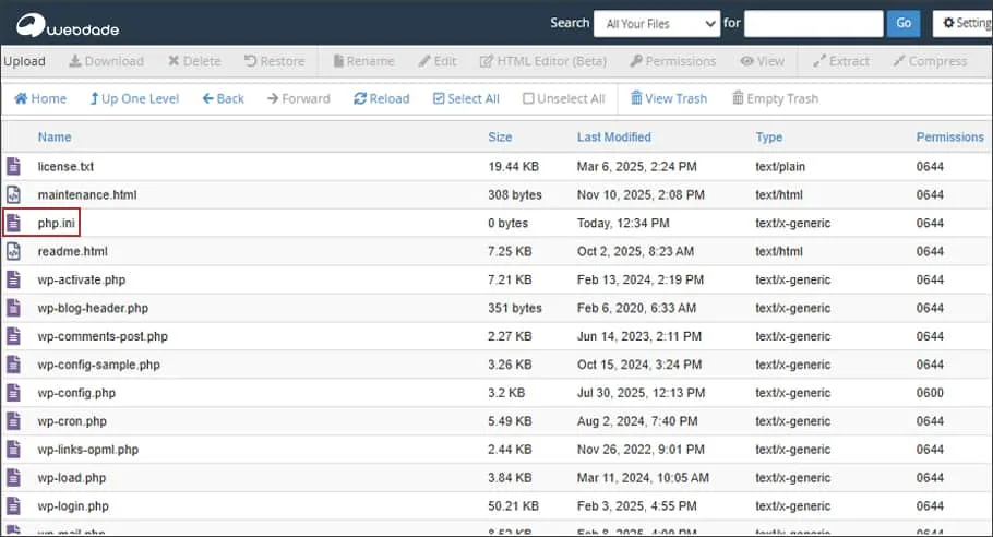 مشکل کم بودن حجم آپلود در وردپرس