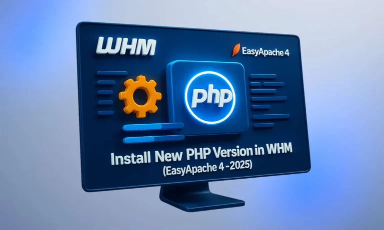 تغییر ورژن های جدید PHP در WHM