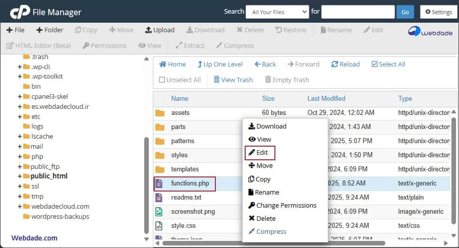 فراموش کردن رمز عبور وردپرس