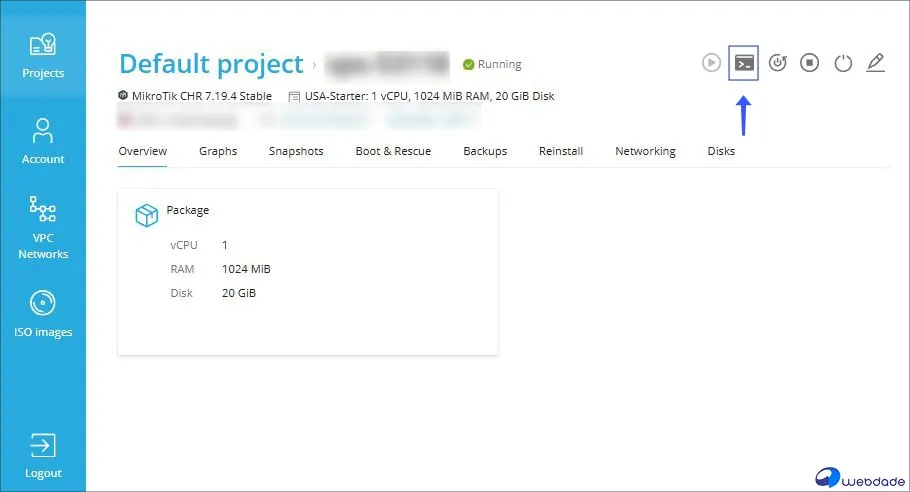 اتصال VNC سرور مجازی