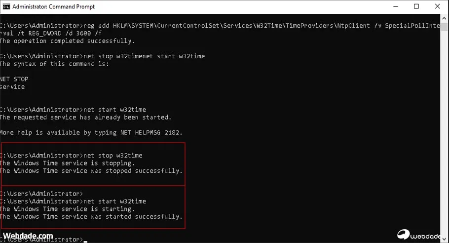 تنظیم ساعت سرور بورس