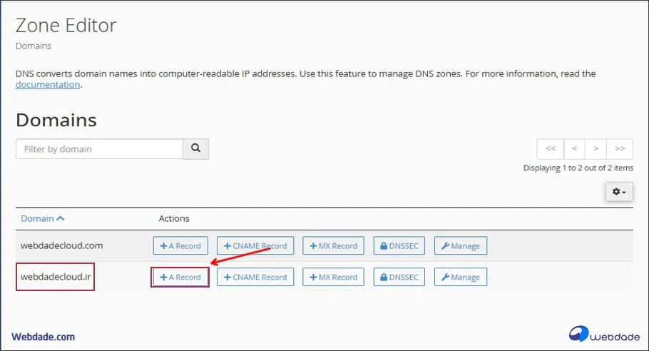 طریقه وصل کردن هاست دانلود به وردپرس