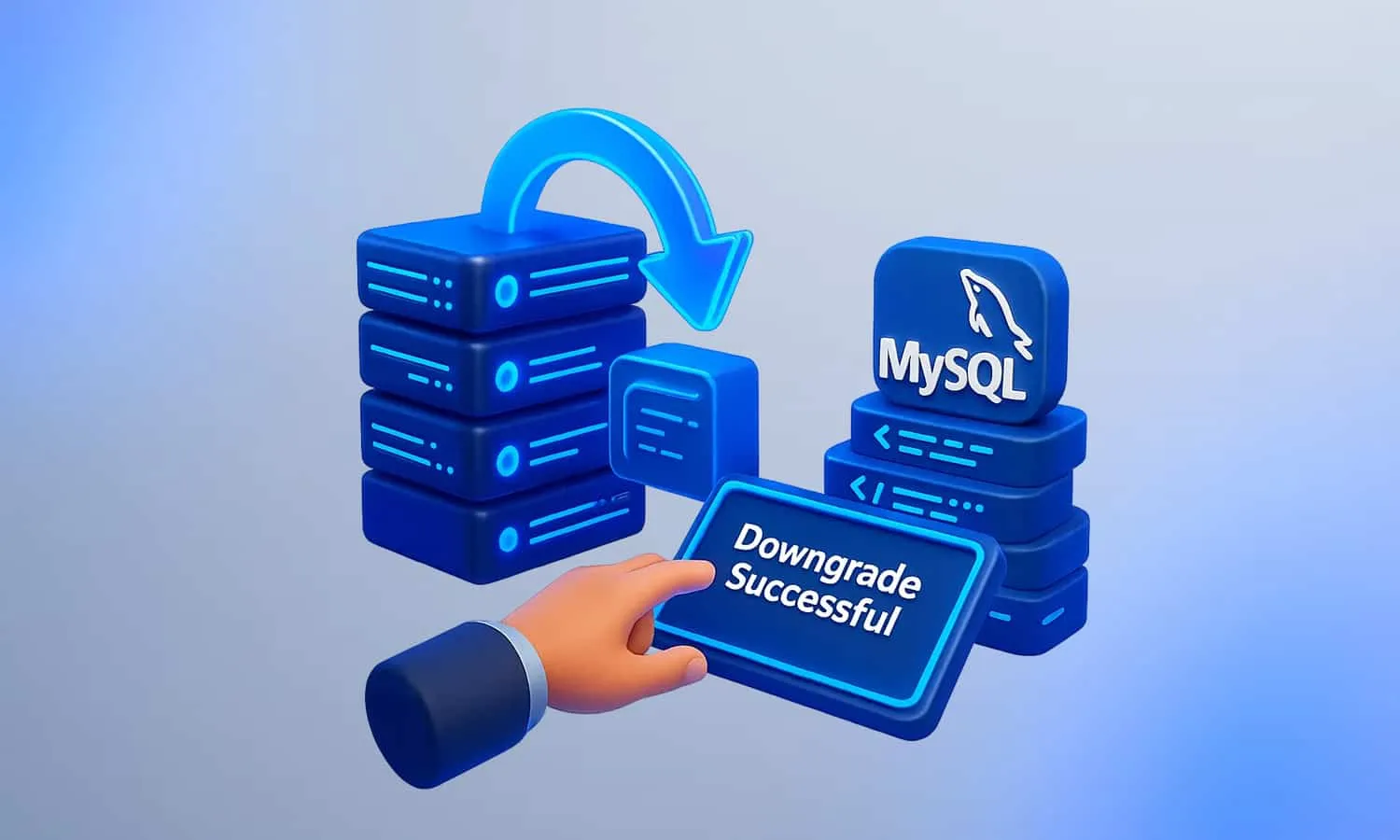 Downgrade کردن نسخه Mysql
