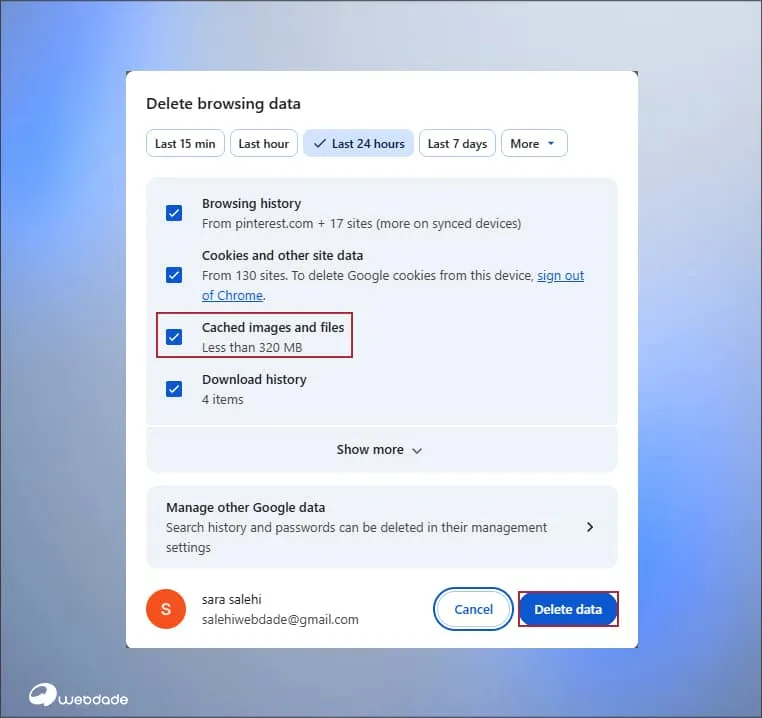 خطای اتصال در مرورگر کروم