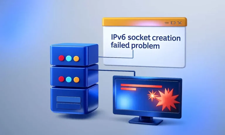 رفع خطای IPv6 socket creation failed