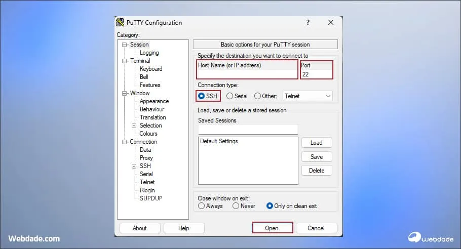 طریقه وصل شدن به SSH