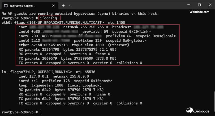 پیدا کردن آی پی سرور لینوکس