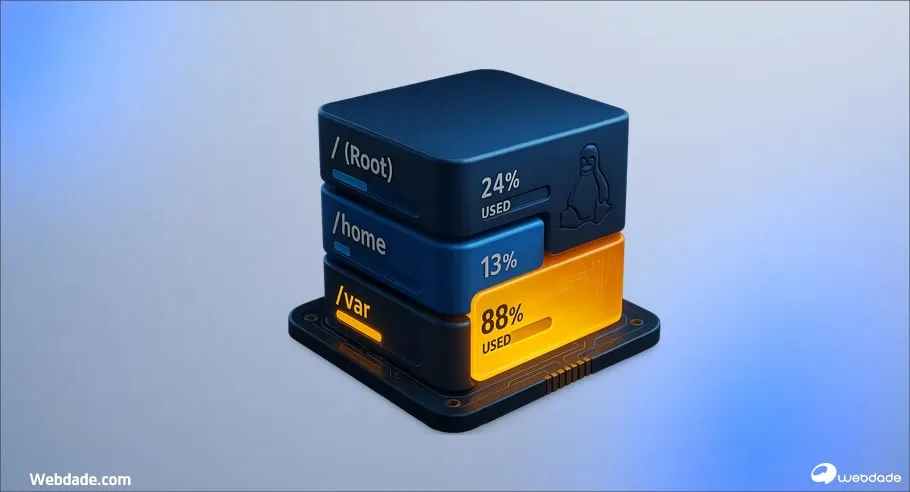 مشاهده فضای دیسک در لینوکس