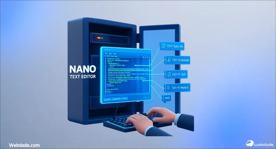 نحوه کار با ویرایشگر Nano