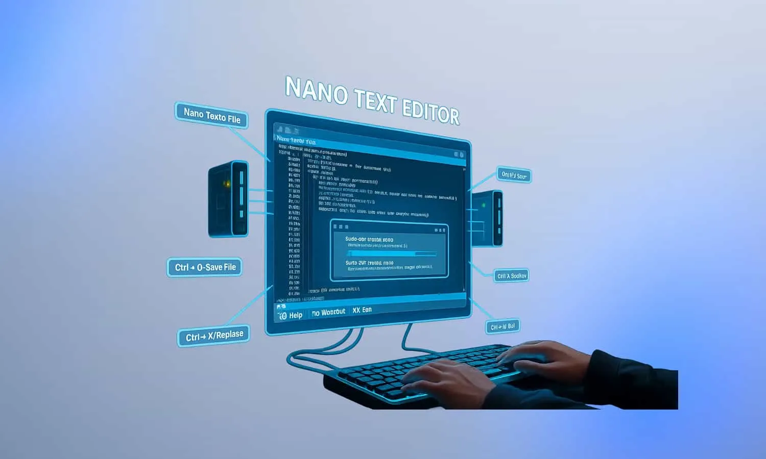 آموزش کامل نصب ویرایشگر Nano Text Editor و نحوه استفاده از آن