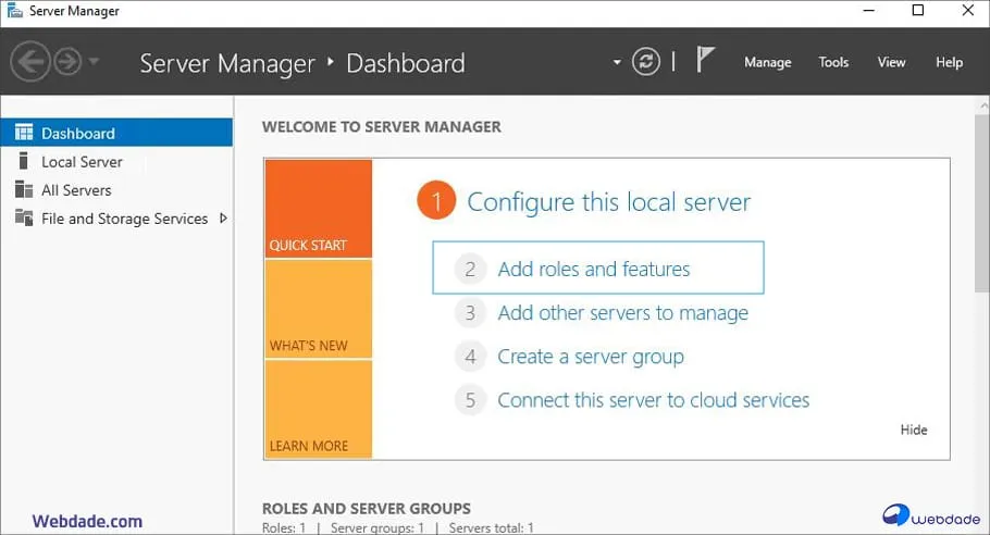 راه اندازی وب سرور در ویندوز