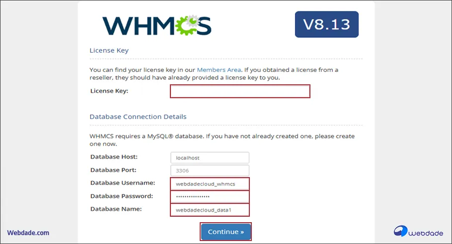 نصب whmcs در سی پنل