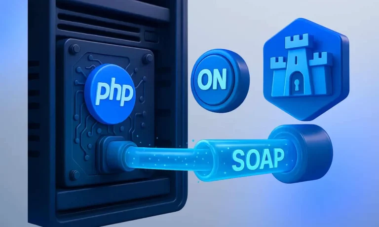 فعال سازی ماژول SOAP