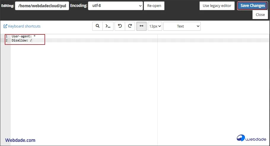 کنار گذاشتن وب سایت از نتایج جستجو