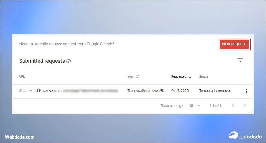 حذف سایت از گوگل