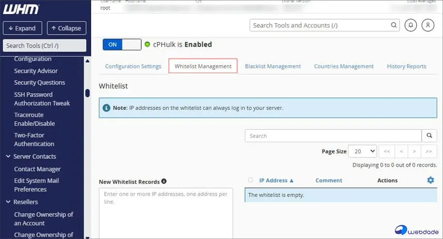 آموزش تنظیم cPHulk در سیپنل آموزش تنظیم cPHulk در سیپنل