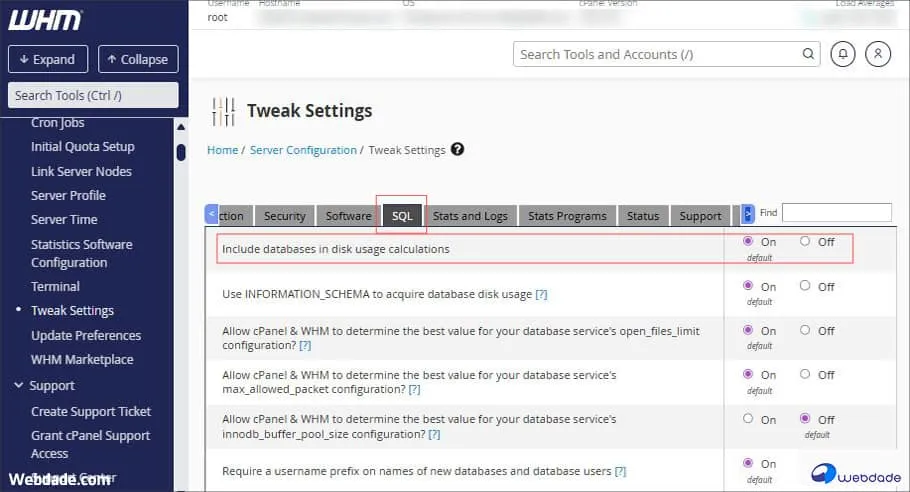 رفع مشکل حجم 0 دیتابیس در سیپنل رفع مشکل حجم 0 دیتابیس در سیپنل