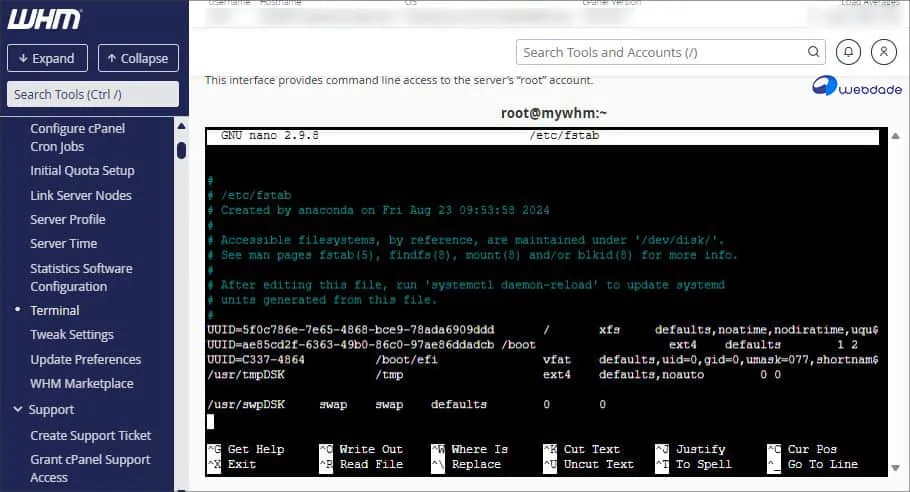 اشتباه نشان دادن حجم دیسک در سیپنل