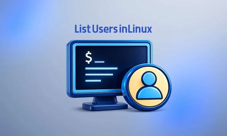 مشاهده کاربران لینوکس