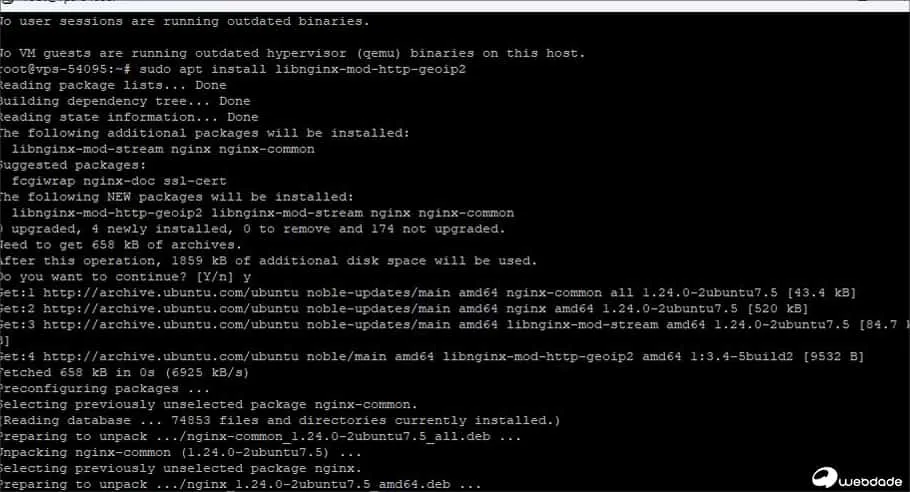 نصب GeoIP در لینوکس