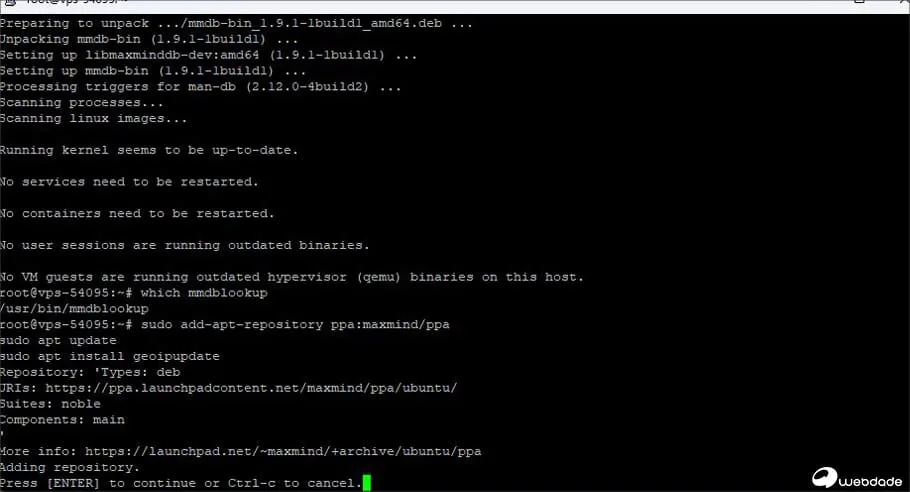 نصب GeoIP در لینوکس