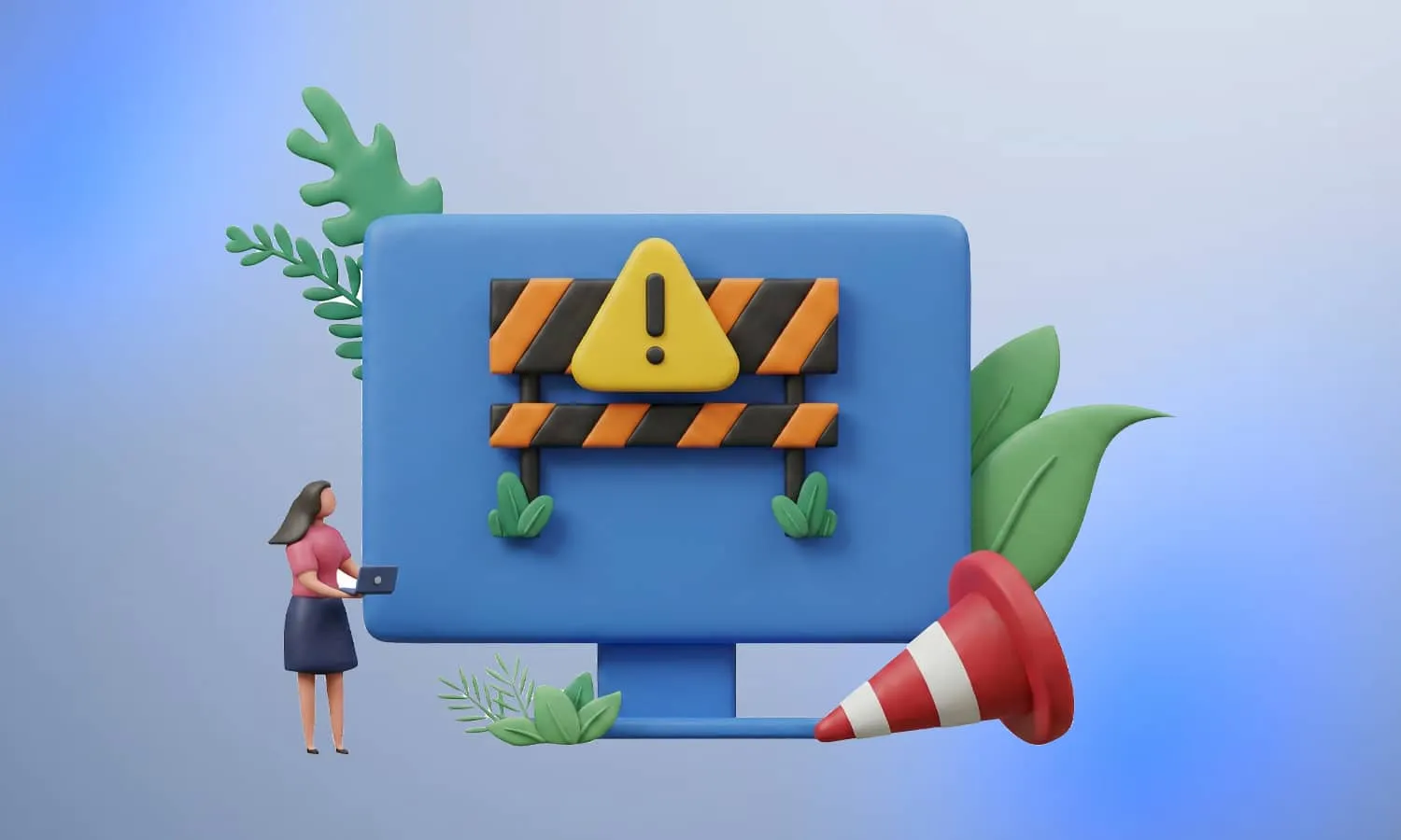 رفع مشکل قطعی وبسایت