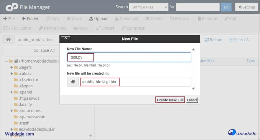 تنظیمات فایل htaccess برای CGI