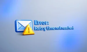 رفع خطای retry time not reached در ارسال ایمیل