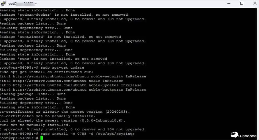 Docker Ubuntu 24.04