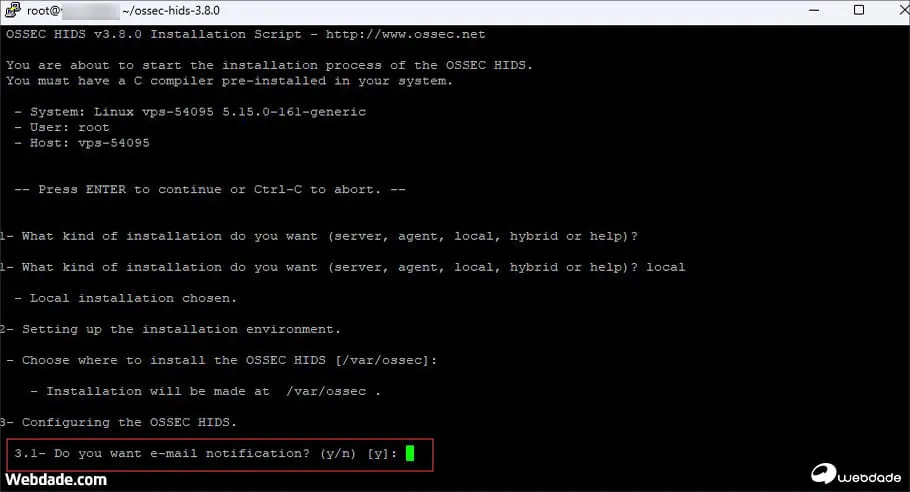 OSSEC روی لینوکس