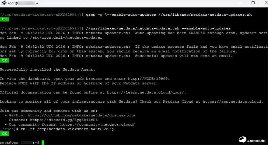 نصب و کانفیگ Netdata روی لینوکس