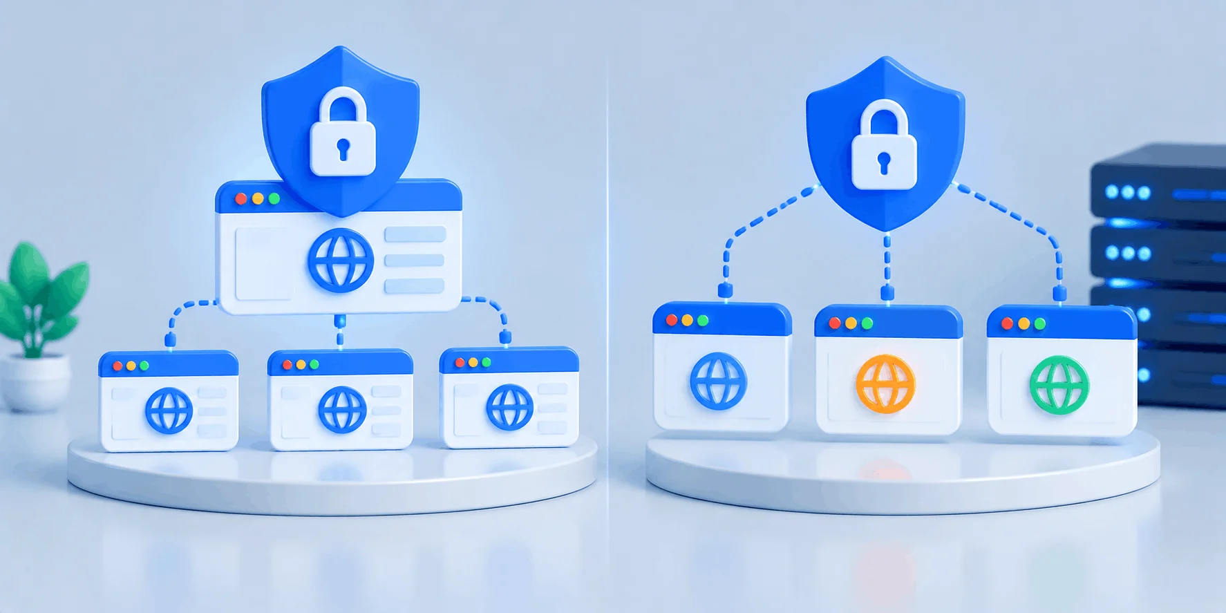 تفاوت SSL Wildcard و Multi Domain؛ پوشش زیردامنهها در برابر پوشش چند دامنه جدا تفاوت SSL Wildcard و Multi Domain؛ پوشش زیردامنهها در برابر پوشش چند دامنه جدا