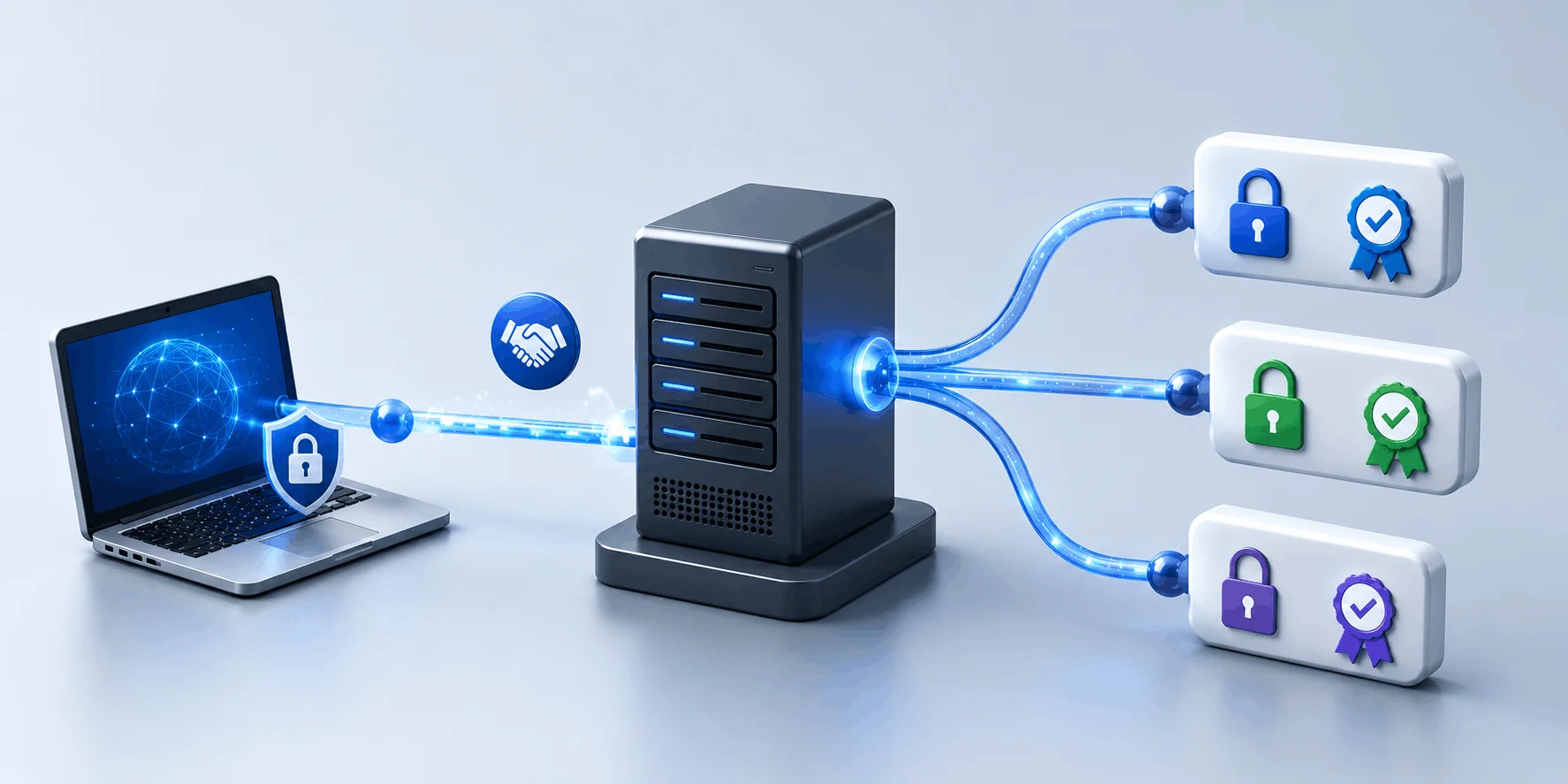 SNI چیست؛ نمودار اعلام نام دامنه در دستدهی TLS برای انتخاب گواهی SSL روی IP مشترک ChatGPT Image Aug 16 2026 09 19 28 AM 1 SNI چیست؟ نقش Server Name Indication در SSL 2026