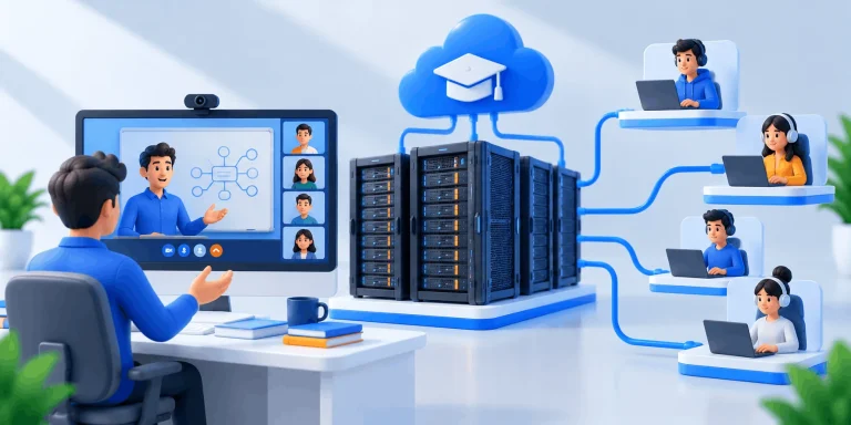 Connected Cloud Classroom 1 نصب مودل و مشخصات سرور مودل برای کلاس آنلاین 2026