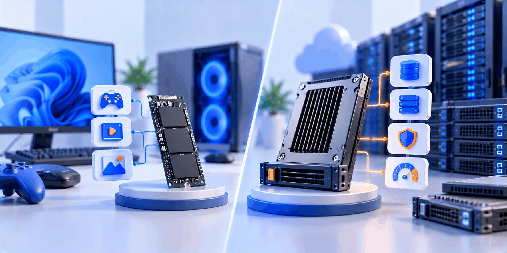 هارد SSD سرور؛ تفاوت SSD اینترپرایز و معمولی در 2026