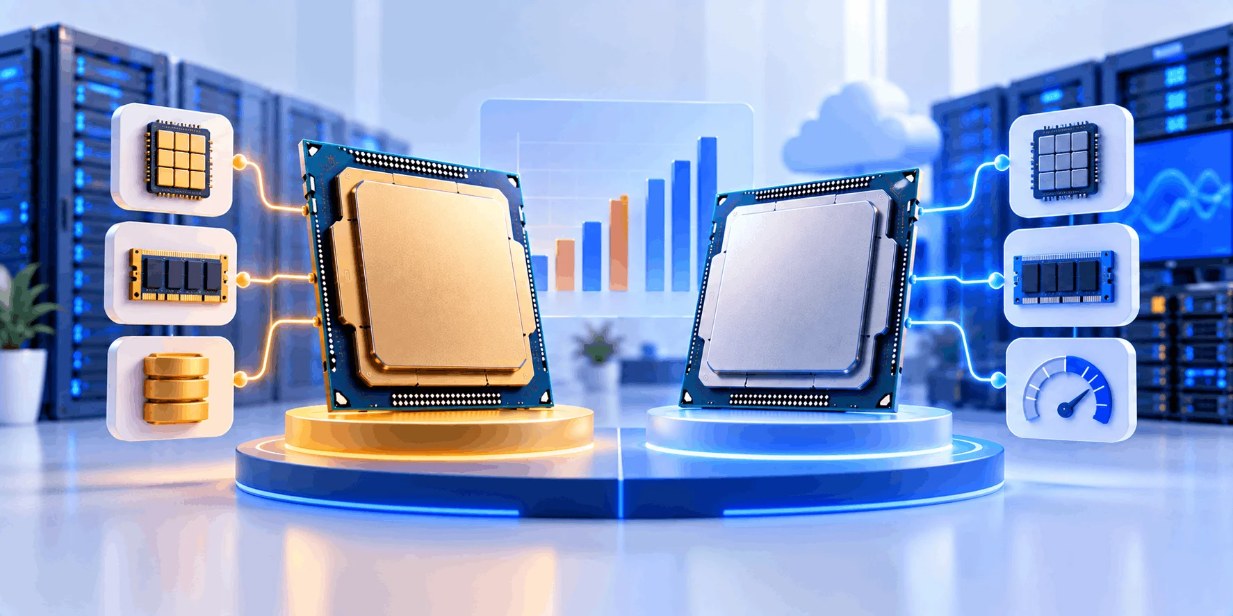 Gold vs Silver CPU Performance Comparison Xeon Gold یا Silver؛ مقایسه و انتخاب پردازنده سرور 2026