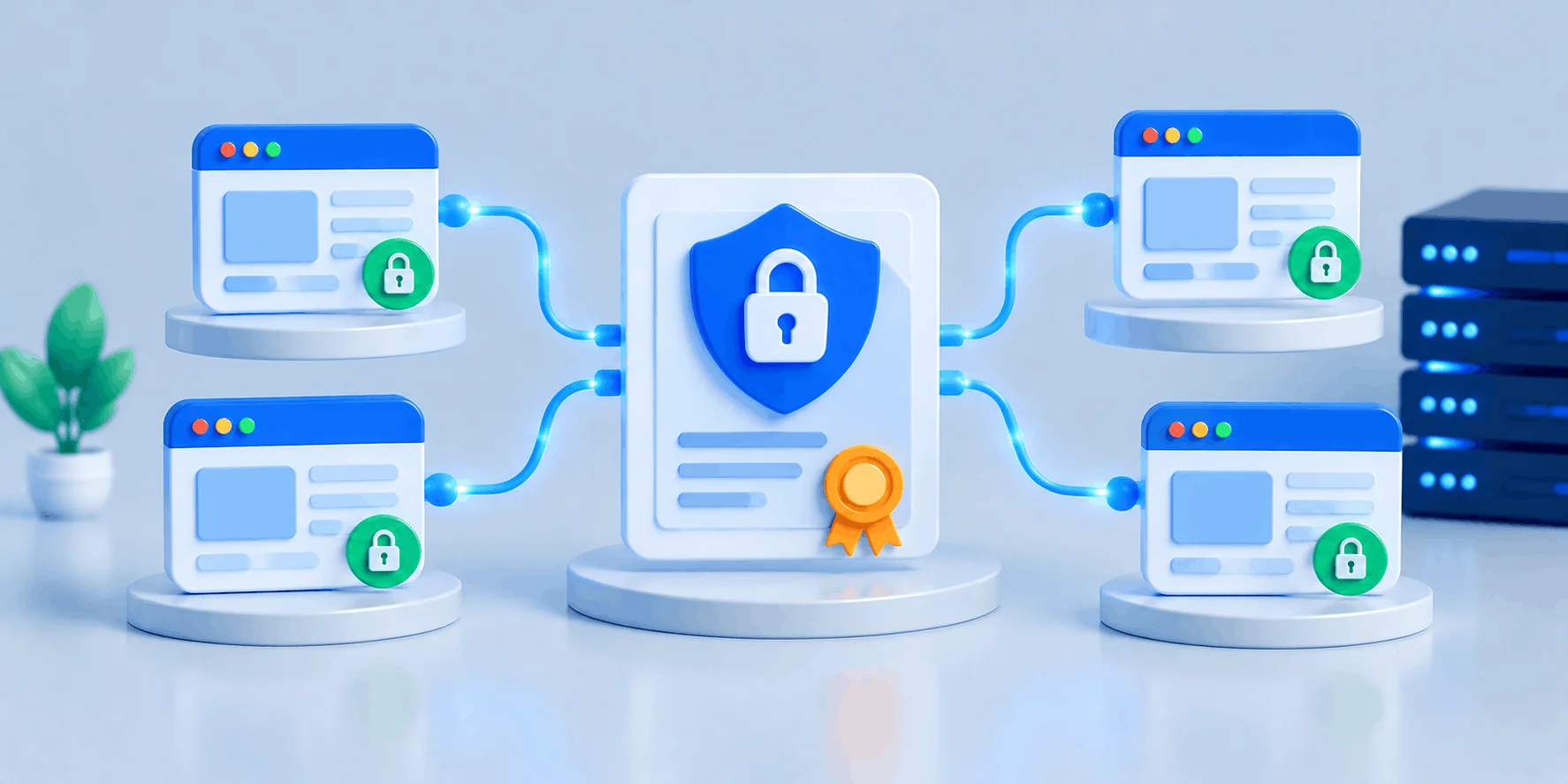 نمونه کاربرد SAN Certificate برای پوشش چند دامنه مستقل در یک گواهی واحد نمونه کاربرد SAN Certificate برای پوشش چند دامنه مستقل در یک گواهی واحد